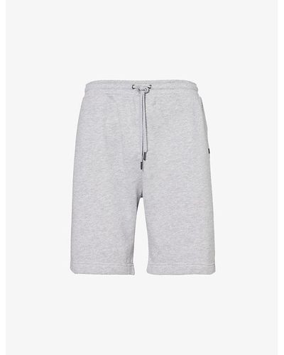 Derek Rose Quinn Relaxed-fit Cotton-blend Shorts - Grey