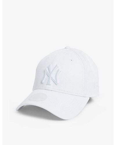 KTZ 9forty New York Yankees Cotton Baseball Cap - White