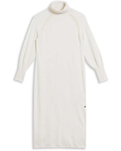 Ted Baker Malorri Stitch-insert Knitted Midi Dress - White
