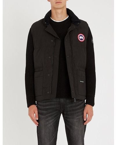 Canada Goose Freestyle Padded Slim-fit Shell-down Gilet - Black