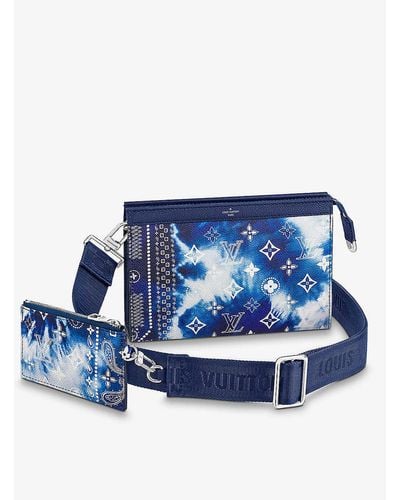 Louis Vuitton Gaston Leather Wallet-on-chain - Blue
