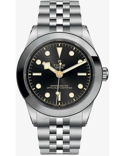 Tudor Unisex M79660-0001 Bay Stainless-steel Automatic Watch - White
