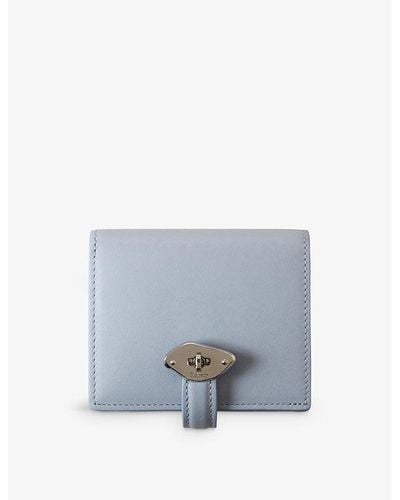 Mulberry Lana Compact Leather Wallet - Blue