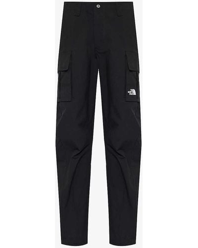 The North Face Anticline Brand-embroidered Cotton-blend Cargo Trousers - Black