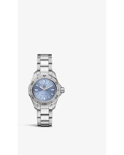 Tag Heuer Wbp1415.ba0622 Aquaracer Stainless-steel Quartz Watch - Blue