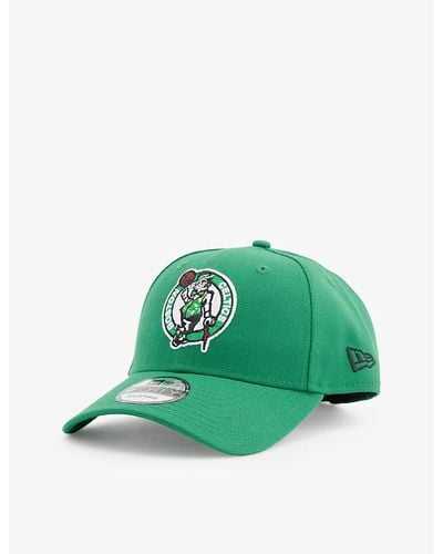 KTZ 9forty Nba Boston Celtic Logo-patch Cotton Baseball Cap - Green