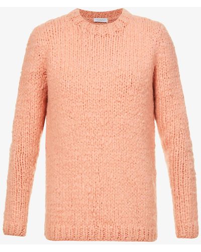 Gabriela Hearst Lawrence Round-neck Cashmere Knitted Sweater - Pink