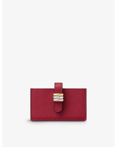 Cartier Trinity Leather Card Holder - Red