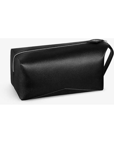 Cartier Losange Leather Wash Bag - Black