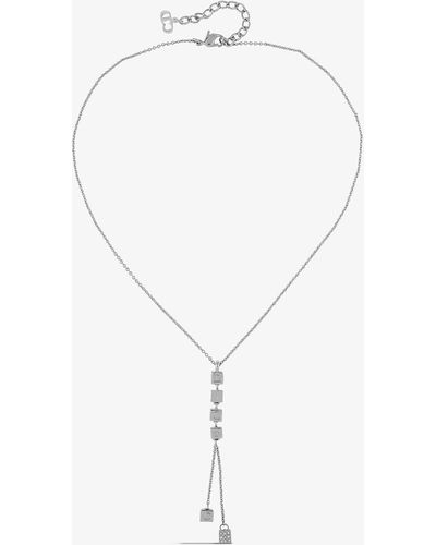 Susan Caplan Pre-loved Christian Dior Silver-plated Lariat Necklace - Metallic
