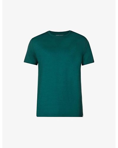 Derek Rose Basel Stretch-jersey T-shirt - Green