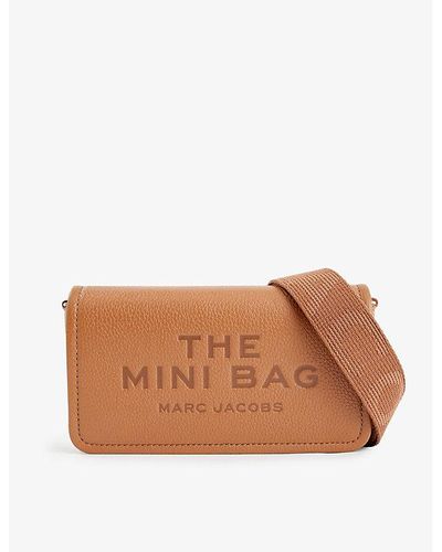 Marc Jacobs The Mini Leather Cross Body Bag - Brown