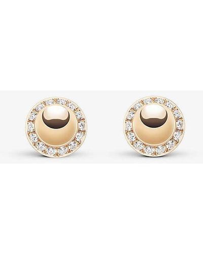 Piaget Possession 18ct Rose-gold And 0.32ct Diamond Earrings - Metallic