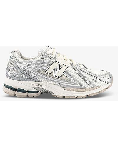 New Balance 1906 Brand-patch Leather And Mesh Low-top Trainers 7. - White