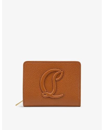 Christian Louboutin By My Side Leather Wallet - Brown