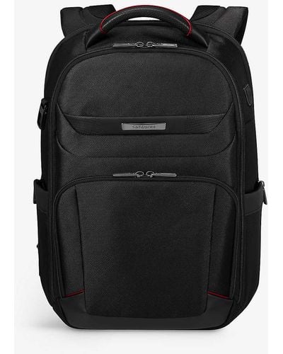 Samsonite Pro-dlx 6 Logo-embellished Woven Backpack - Black