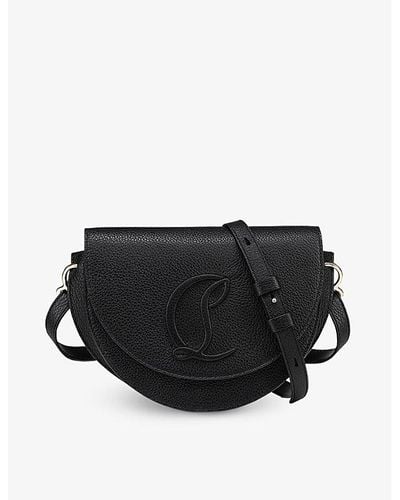 Christian Louboutin By My Side Leather Shoulder Bag - Black