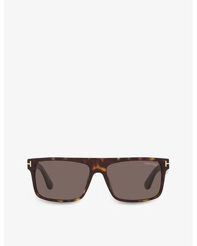 Tom Ford Ft0999 Square-frame Acetate Sunglasses - Grey