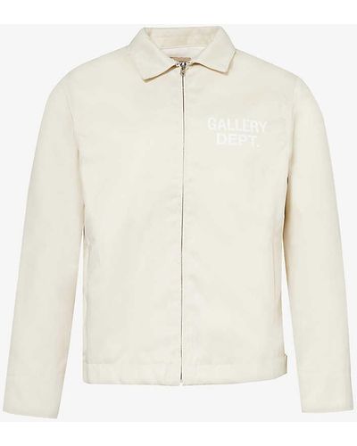 GALLERY DEPT. Montecito Brand-print Cotton Jacket X - White