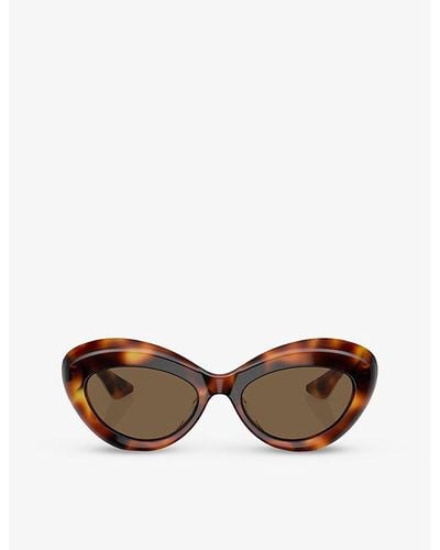 Oliver Peoples Ov5523su 1968c Tortoiseshell-print Cat-eye Acetate Sunglasses - Brown
