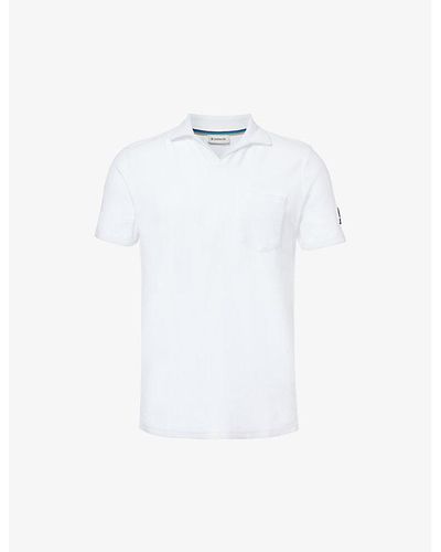 Sandbanks Towel Polo Shirt - White