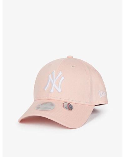 KTZ 9forty New York Yankees Cotton Baseball Cap - Pink