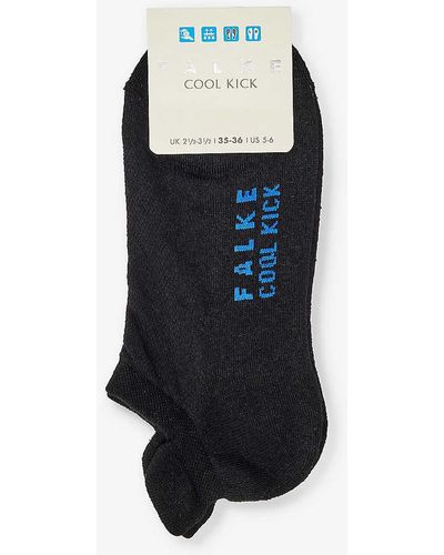 FALKE Cool Kick Recycled Polyester-blend Socks - Blue