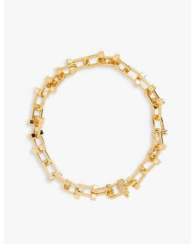 OMA THE LABEL Nova Choker 18ct Yellow- Plated Brass Necklace - Metallic