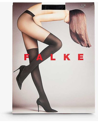 FALKE High-rise Stretch-woven Tights - White