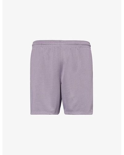 GYMSHARK Everywear Comfort Logo-embroidered Woven Basketball Shorts Xx - Purple