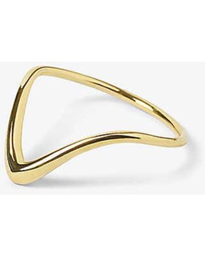 The Alkemistry Wave Large 18ct Yellow-gold Ring - Natural