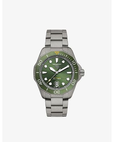 Tag Heuer Wbp208b.bf0631 Aquaracer Titanium Automatic Watch - Metallic