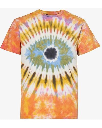 GALLERY DEPT. Eye Tie-die Pattern Cotton-jersey T-shirt - Multicolour