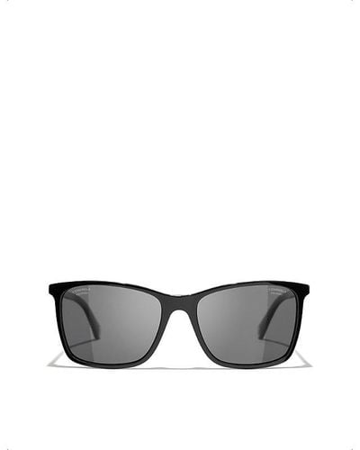 Chanel Square Sunglasses - Grey