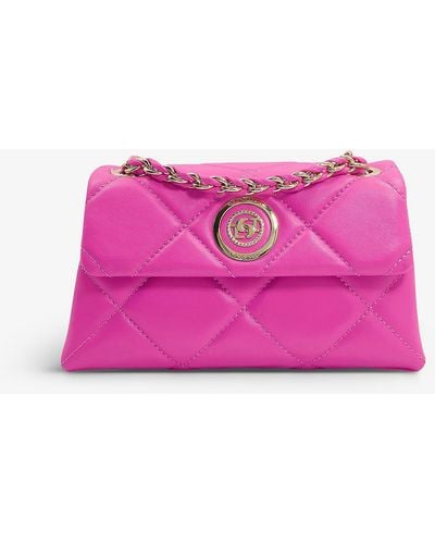 Dune Duchess Small Quilted Leather Cross-body Bag - Pink