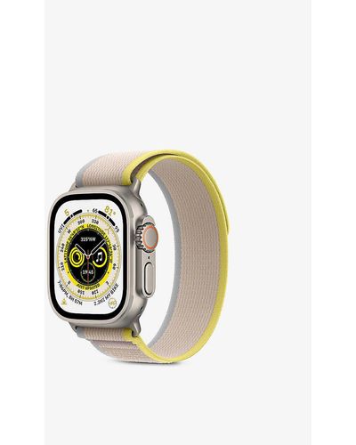 Apple Watch Ultra 49mm With Trail Loop Strap - Metallic