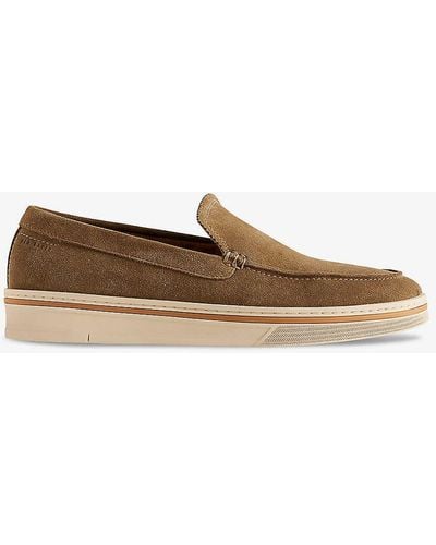 Ted Baker Hampshr Court Slip-on Leather Loafers - Brown