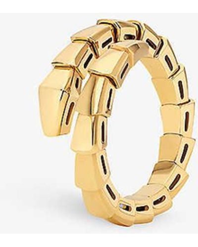 BVLGARI Serpenti Viper 18ct Yellow-gold Ring - Metallic