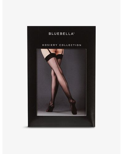 Bluebella Back Seam Stretch-woven Stocking - Black