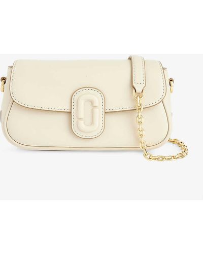 Marc Jacobs The Small Leather Shoulder Bag - Natural