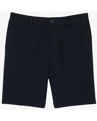 Sandro Regular-fit Side-pocket Cotton Shorts Xx - Blue