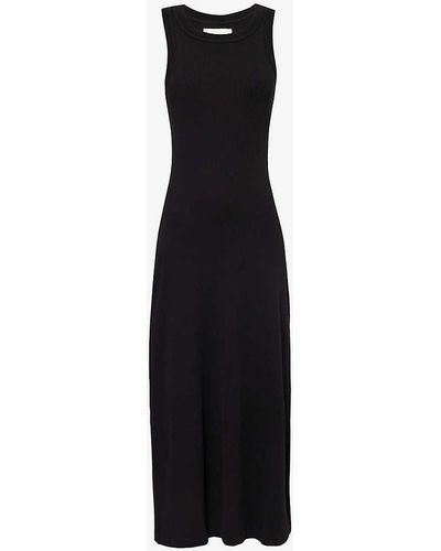 Citizens of Humanity Isabel Scoop-neck Stretch-jersey Midi Dress - Black