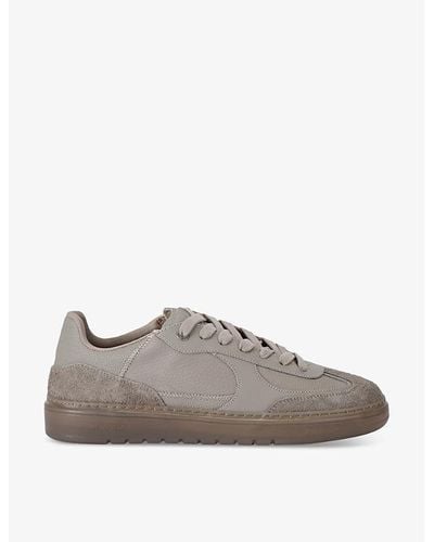 Represent Virtus Leather Low-top Sneakers - Grey