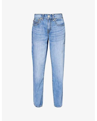 True Religion Bobby Relaxed-fit Straight-leg Jeans - Blue
