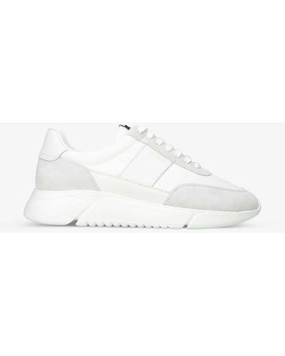 Axel Arigato Genesis Vintage Runner Leather And Recycled-polyester Trainers - White