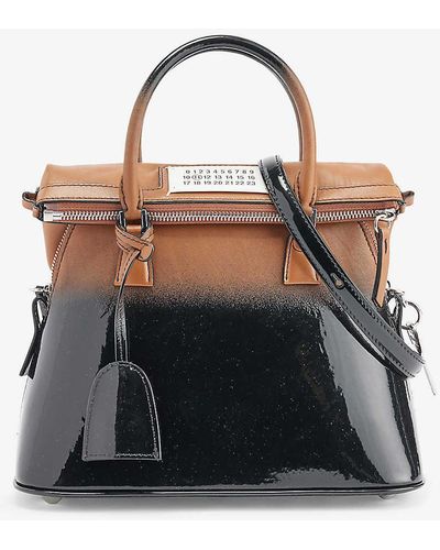 Maison Margiela Classique Mini Leather Top-handle Bag - Black