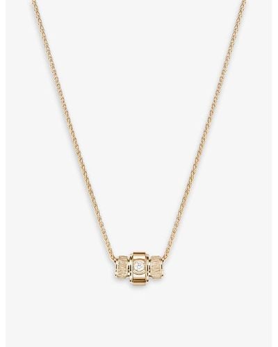 Piaget Possession 18ct Rose-gold And 0.09ct Brilliant-cut Diamond Pendant Necklace - Metallic