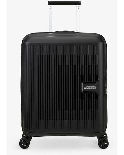 American Tourister Aerostep Expandable Four-wheel Suitcase - Black