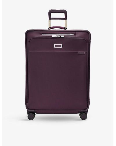 Briggs & Riley Soft Shell 4-wheel Suitcase - Purple