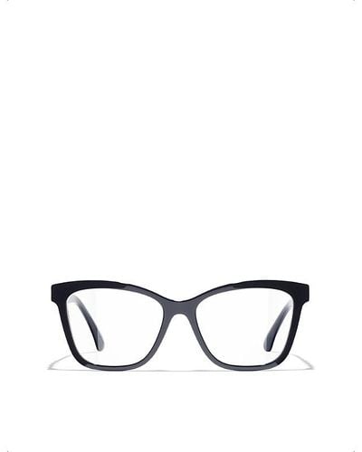 Chanel Cat Eye Eyeglasses - Blue